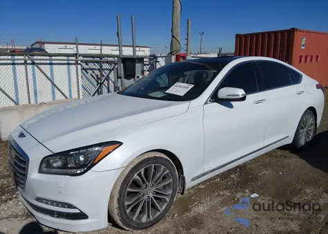 2016 Hyundai Genesis 3.8 z USA, uszkodzony, nr VIN KMHGN4JEXGU112563